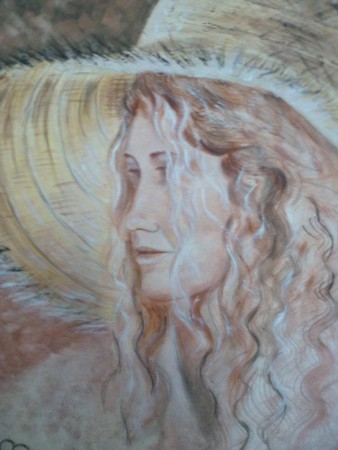 Michela . Acrilico su tavola 60x80